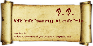 Vörösmarty Viktória névjegykártya